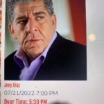 Joey Diaz Instagram – New Brunswick… wash that Monkey Uncle Joey is coming to town…. Thursday July 21st at 7pm….. The Stress Factory