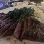 Joey Diaz Instagram – Wagyu NY Strip and Spinach… Cuzin’s in Marlboro…. Tremendous! My Balls are tingling as we speak…… love ya