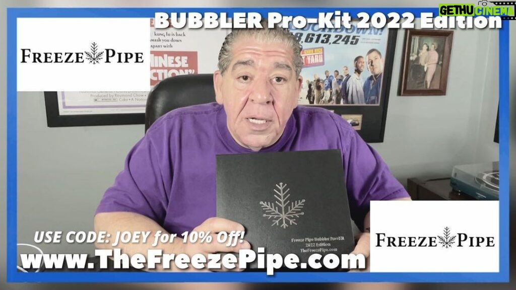 Joey Diaz Instagram - Oh Shit! Use Code JOEY for 10% off with @freezepipe