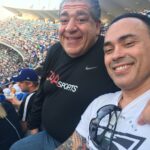 Joey Diaz Instagram – Throwback pic….. my brother Eddie and I at a Dodger game