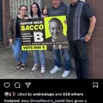 Joey Diaz Instagram – Stopped by North Bergen today to see my sister and Neice…..vote B!!!!!