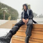Joey Essex Instagram – Have you ever seen snow on palm tree’s before? 🥶❄️🌴