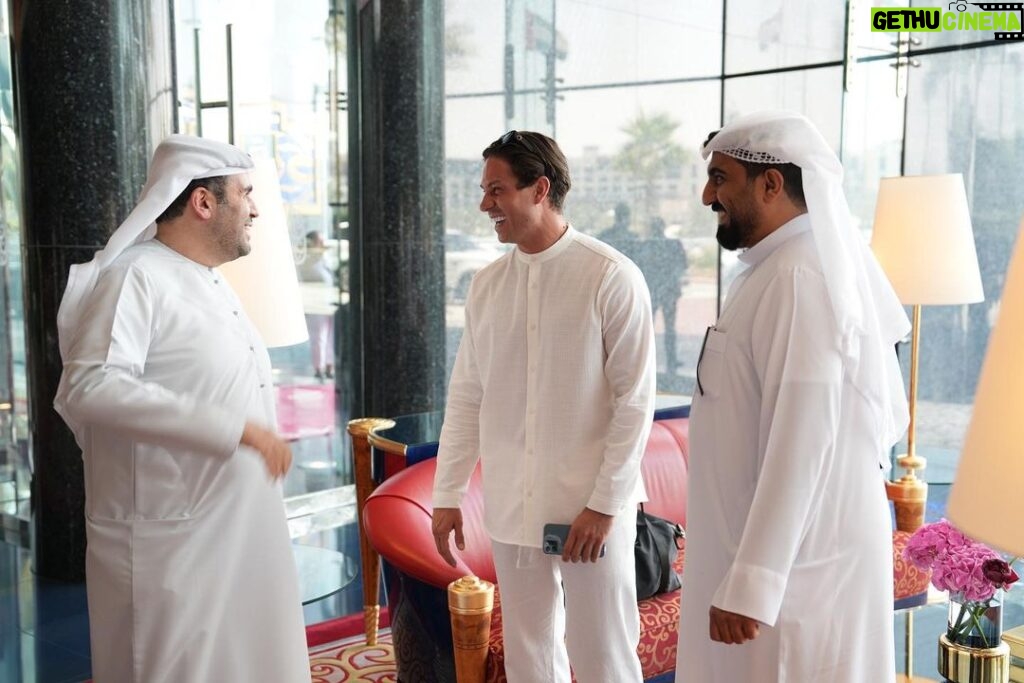 Joey Essex Instagram - At the worlds most luxurious hotel Burj Al Arab I met up with the Dubai Government. They told me Dubai is now my home. Thank you to Mahmoud Al Burai & Shahab Ahmed Alsaadi for everything you have put in place for me and dubai police / dubai tourism board / dubai media for getting in touch and taking time to meet me and giving me the warmest welcome to their beautiful country. Happiness is the way forward. Inshallah 🙏✨ Burj Al Arab, Dubai