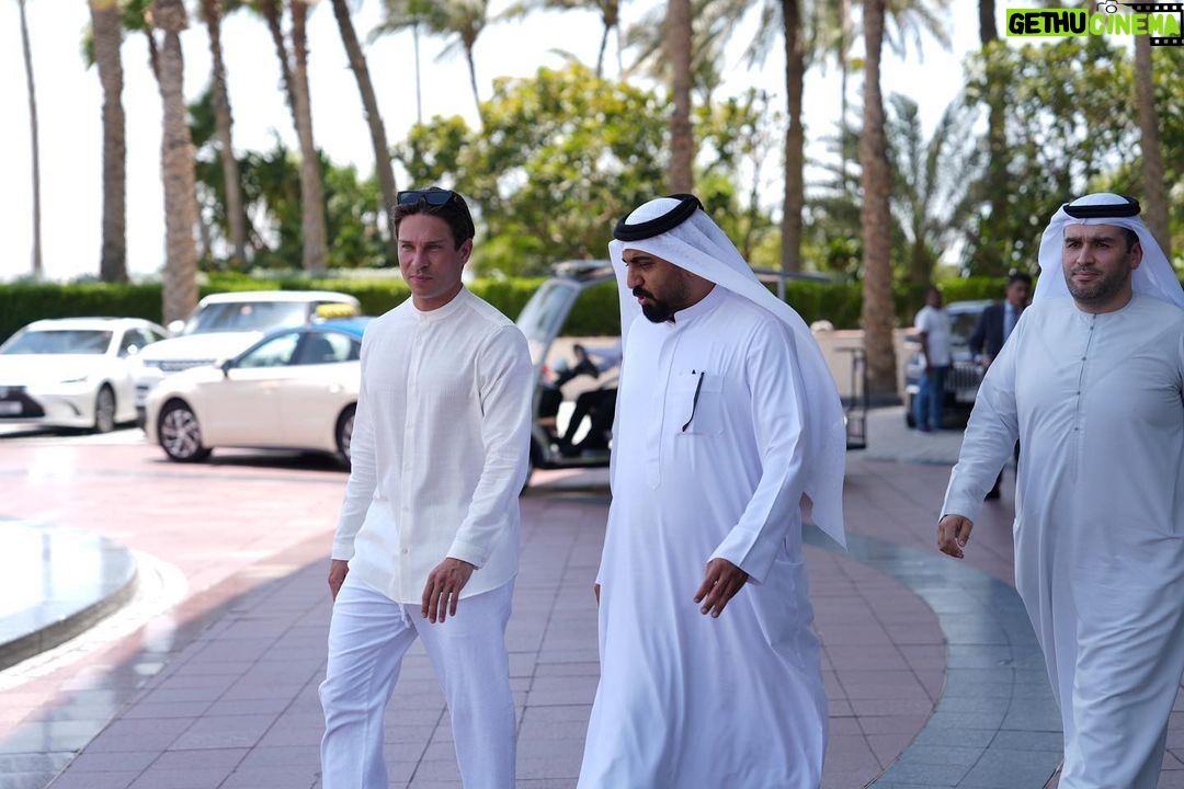 Joey Essex Instagram - At the worlds most luxurious hotel Burj Al Arab I met up with the Dubai Government. They told me Dubai is now my home. Thank you to Mahmoud Al Burai & Shahab Ahmed Alsaadi for everything you have put in place for me and dubai police / dubai tourism board / dubai media for getting in touch and taking time to meet me and giving me the warmest welcome to their beautiful country. Happiness is the way forward. Inshallah 🙏✨ Burj Al Arab, Dubai
