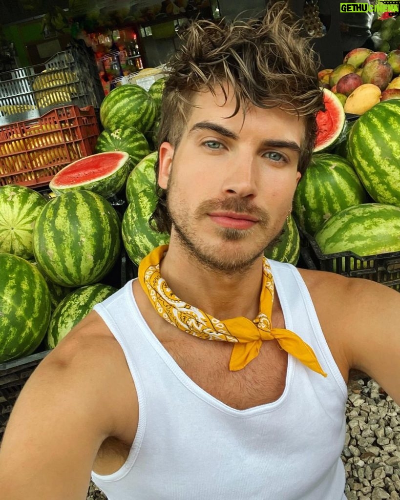 Joey Graceffa Instagram - they say I have nice melons. 🤭🍉what’s your favorite fruit? Costa Rica