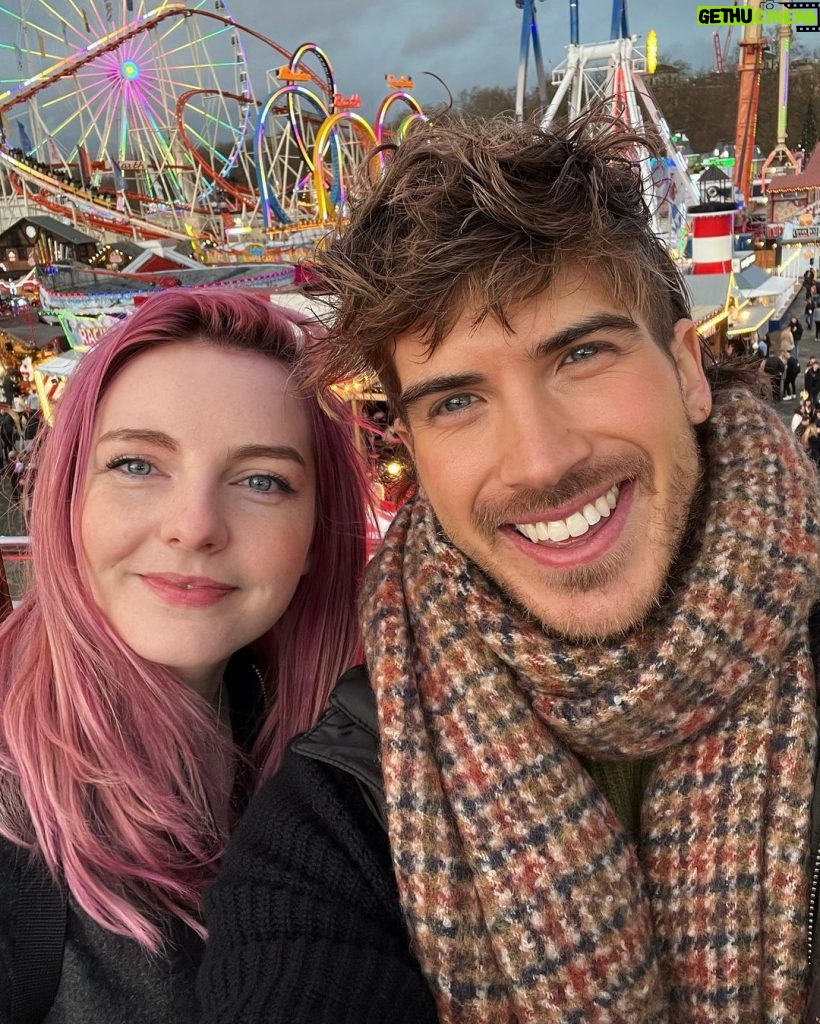 Joey Graceffa Instagram - walking in a literal Winter Wonderland ❄