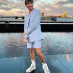 Joey Graceffa Instagram - Styled like a BOSS. 💧Thank you to @boss for having me drop in for their Miami fashion show. This outfit is to dive for. 🤭💙 #BeYourOwnBOSS