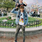 Joey Graceffa Instagram – Can you guess what I had to bribe him with to get a smile? 😭 Disneyland