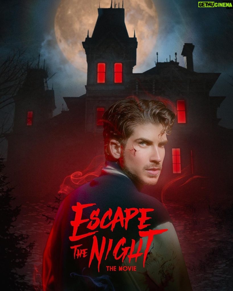 Joey Graceffa Instagram - Welcome to Crimson Manor 🔪 YOU GUYS! in just a day we’ve raised 50k! i’ve been dying to get back into the Escape The Night universe and now with your help we can hopefully bring ETN back to life! let’s write this next chapter together. Link in bio to support if you can 🗝️
