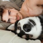 Joey Graceffa Instagram - Does anyone else’s dog hog the bed this much? 🤦🏻