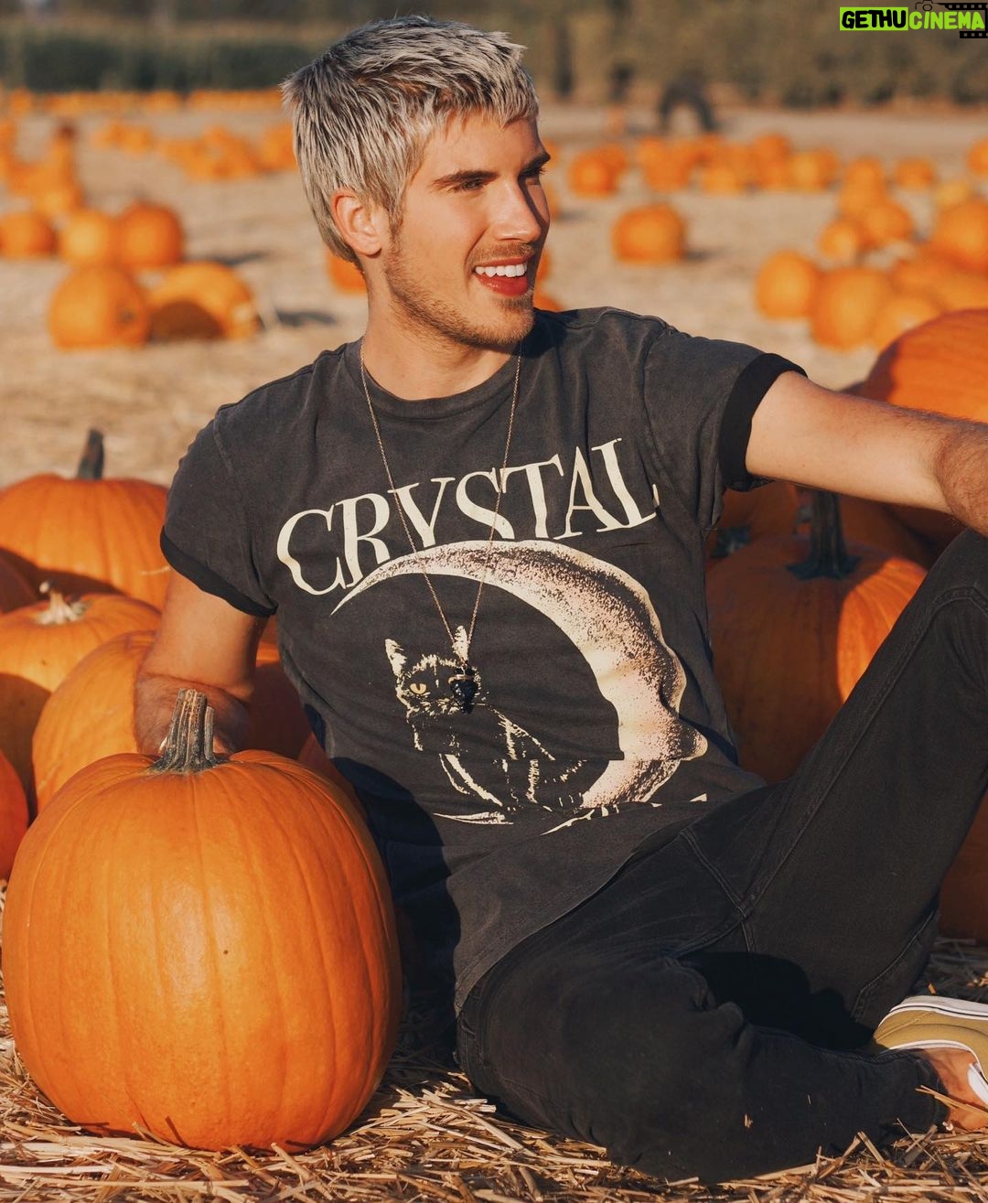 Joey Graceffa Instagram - get in loser we’re going hexing. 🧙🔮 trick or treat yourself to the witchy new @crystalwolf collection before Sakura sues me 😳 link in bio!