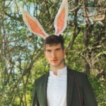 Joey Graceffa Instagram - filling in for the easter bunny this year, what y’all want? 🥕