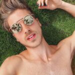 Joey Graceffa Instagram - the person who correctly guesses how many chest hairs I have will win a free Tesla*! . **Im lying