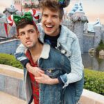 Joey Graceffa Instagram - The happiest place on earth...36737474 pictures later @misterpreda still loves me! 🥰❄️🎄 thank you for the perfect start to the holidays @disneyland 🎁 Disneyland