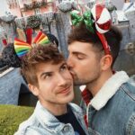 Joey Graceffa Instagram - The happiest place on earth...36737474 pictures later @misterpreda still loves me! 🥰❄️🎄 thank you for the perfect start to the holidays @disneyland 🎁 Disneyland