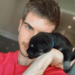 Joey Graceffa Instagram - They grow up too fast 😭 If I’m being honest, I never thought I would ever be this emotional seeing the dogs find their forever homes. They’ve brought us so much joy over the past few months and I wouldn’t trade this experience for anything. 💙 Always our sweet baby blue bear 🐻 @thehuskypac