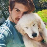 Joey Graceffa Instagram - meet my new friend 🥰🐶😍 are you ready for another one @misterpreda?
