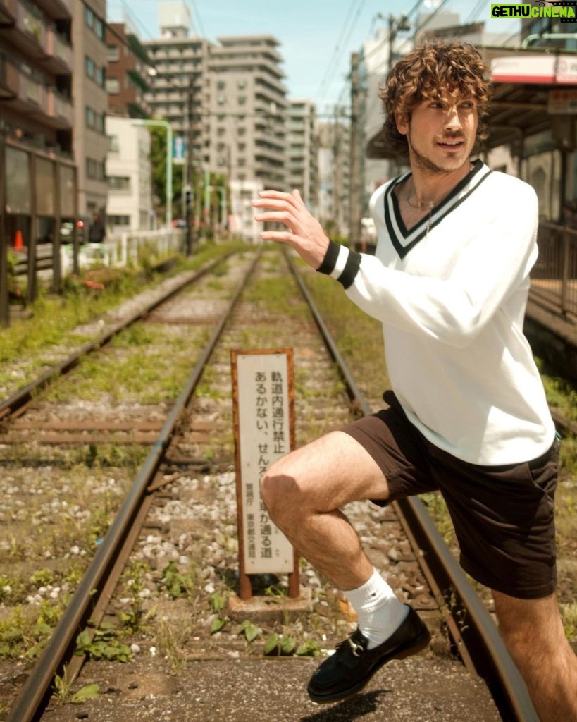 Joey Graceffa Instagram - just a lost school boy looking for his professor 🙇🏻‍♂ Tokyo, Japan