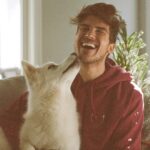 Joey Graceffa Instagram - ITS ALMOST CHRISTMAS! 🎄🎁❄️ & @crystalwolf hoodies are BACK! Now in seasonal colors ruby, emerald and onyx. These are limited time so make sure to grab one in time for the holidays! 🎁 Link in bio to shop #crystalwolf 📸 @kristineilson