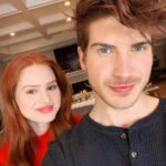 Joey Graceffa Instagram - Even my hair turns red around cheryl blossom 🌹 new video up with my sis @madelame LINK IN BIO