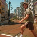 Joey Graceffa Instagram - will you please tell me my hair looks sexy pushed back 💚 Tokyo, Japan
