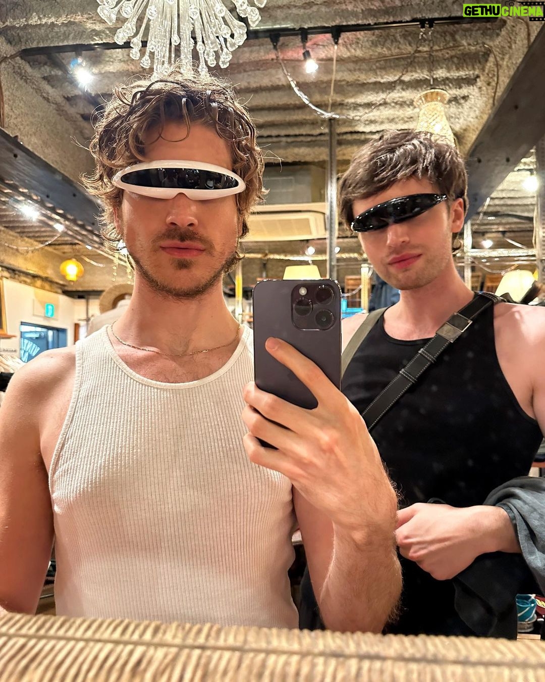 Joey Graceffa Instagram - Lost in Japan's magic, but found in the love of my friends. ❤️