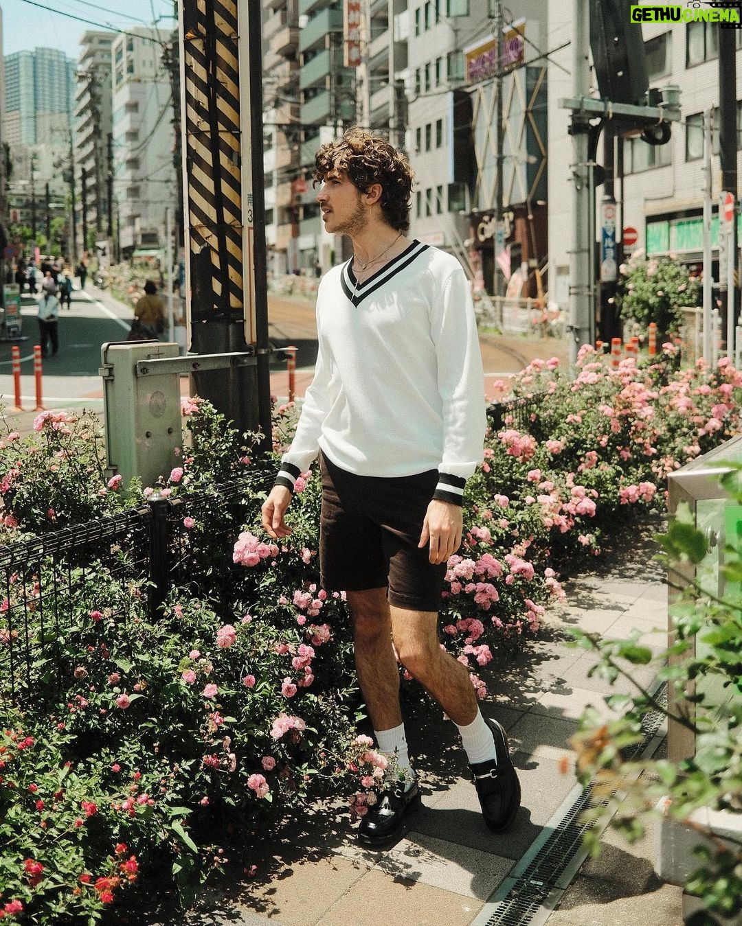 Joey Graceffa Instagram - just a lost school boy looking for his professor 🙇🏻♂️ Tokyo, Japan