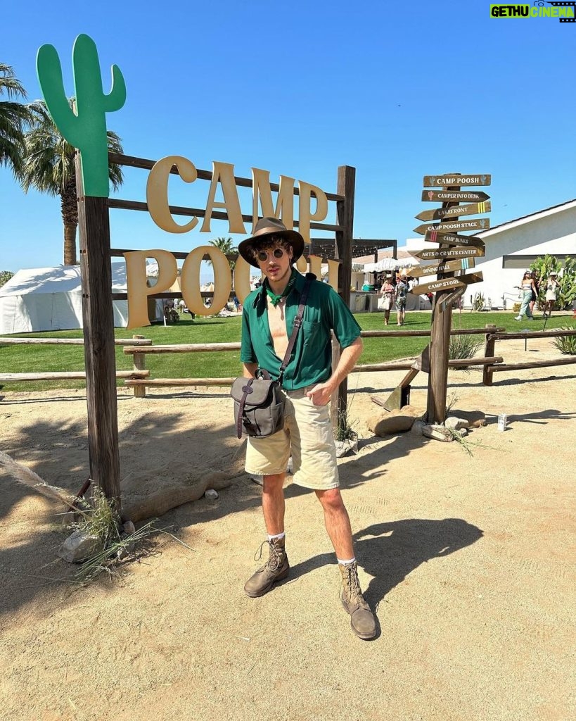 Joey Graceffa Instagram - it was fun coachella but i missed my dogs too much Coachella Music Festival