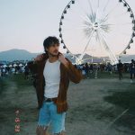 Joey Graceffa Instagram - warning: don’t zoom in on the Coachella ferris wheel if you know what I mean 🫣👅🍭