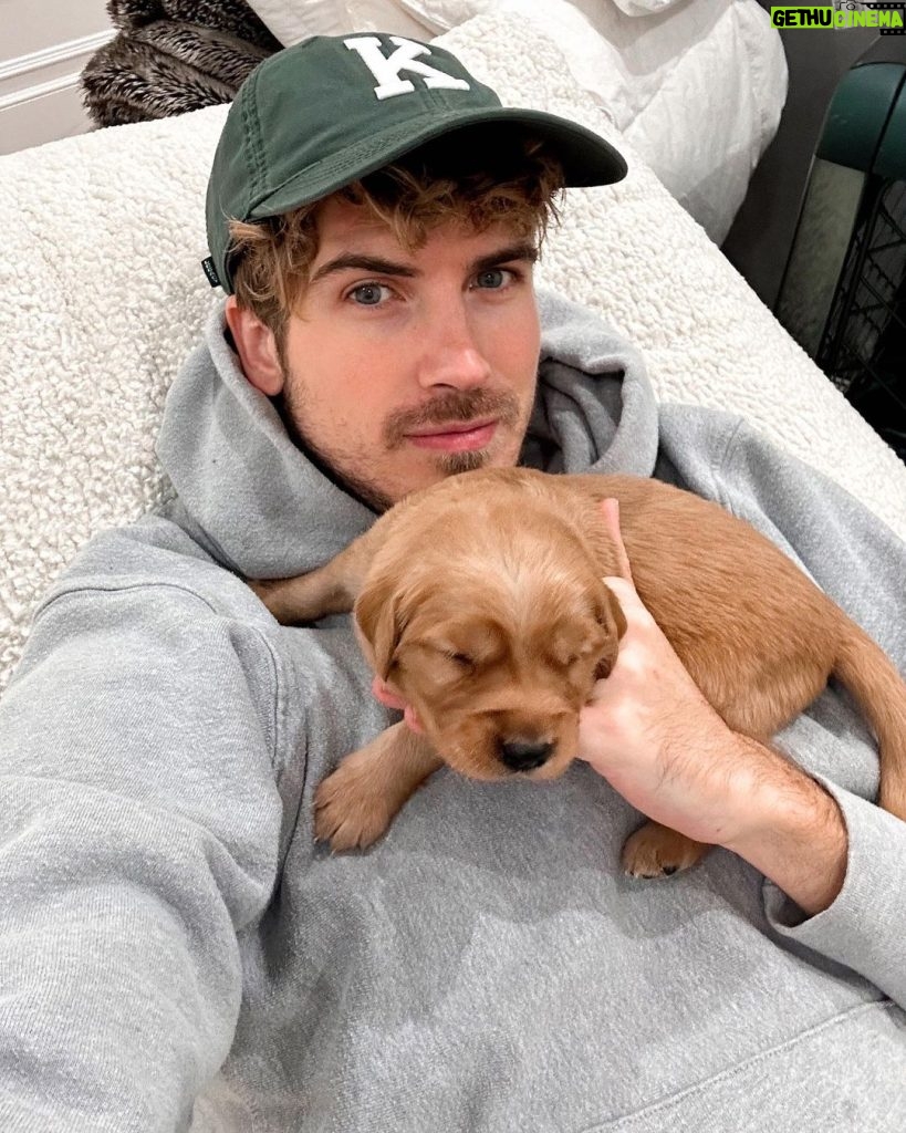 Joey Graceffa Instagram - puppy dump 🥰