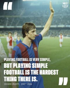 Johan Cruijff Instagram - The Wit and Wisdom of Johan Cruyff Paraula d’en Johan Palabra de Cruyff