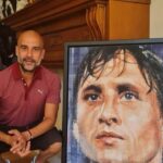 Johan Cruijff Instagram – 🥳 Happy birthday, Pep! Barcelona, Catalunya