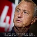 Johan Cruijff Instagram - On the 14th of each month we share one of Johan’s famously brilliant and simple quotes. 💬 Today's is: "I’d never been one to put off until tomorrow what I could do today." ⚽ #CruyffLegacy