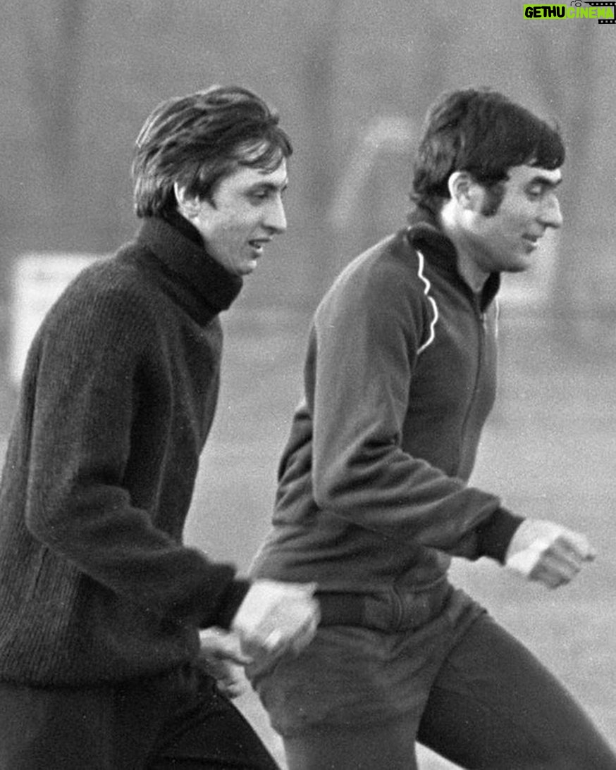 Johan Cruijff - 192.6K Likes - Happy 85th birthday, @sjaak.swart! ⚪️🔴⚪️
#CruyffLegacy