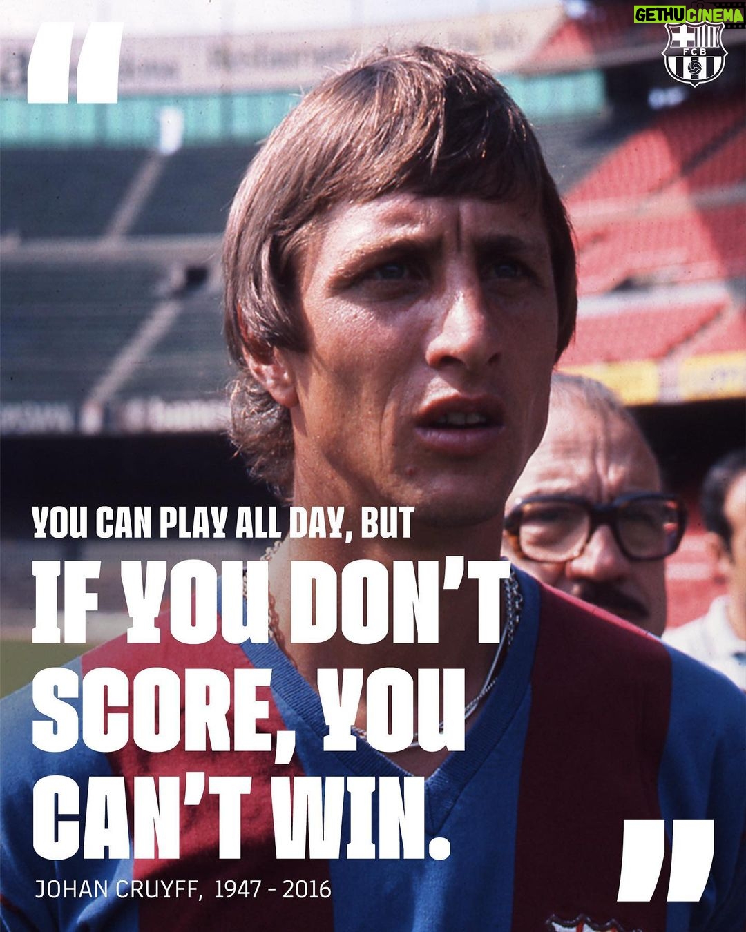 Johan Cruijff - 0.9 Million Likes - The Wit and Wisdom of Johan Cruyff
Paraula d’en Johan
Palabra de Cruyff