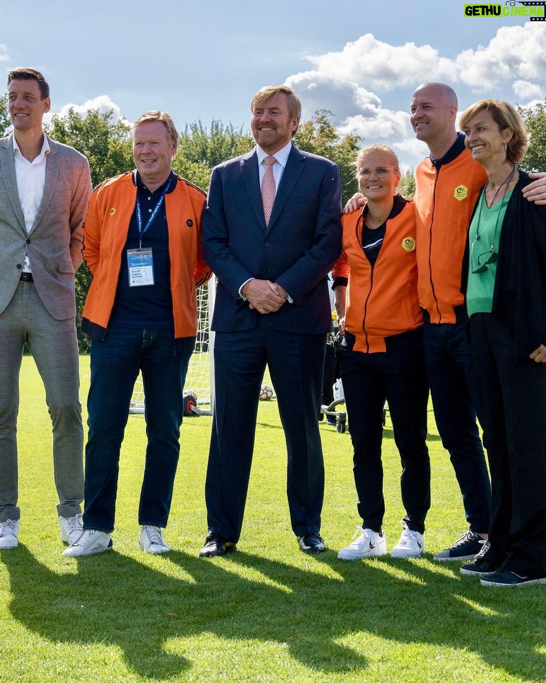 Johan Cruijff Instagram - π Celebrating 75 years of Johanβs legacy with the Cruyff Legacy Summit and the Open Day of the @cruyfffoundation, with a special appearance from King Willem Alexander. ππ³π± Johan Cruijff ArenA