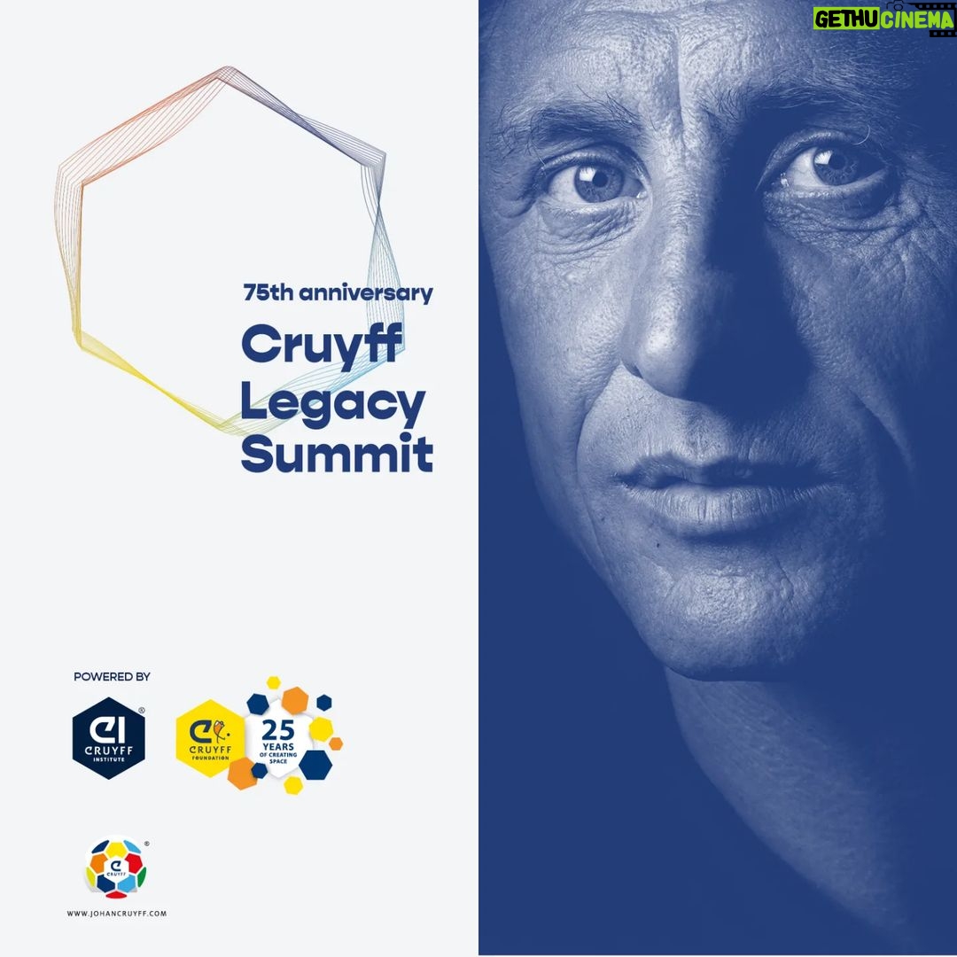 Johan Cruijff Instagram - Johan Cruyff will be remembered on September 21st at the first #CruyffLegacySummit at the Johan Cruijff ArenA in Amsterdam, co-organized by the Johan Cruyff Foundation and Johan Cruyff Institute. Follow it live and get inspired by the unlimited power of sport! ℹ️ More info: #linkinbio #CruyffLegacy