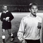Johan Cruijff Instagram - 🔙 #OTD in 1966, 19-year-old Johan made his debut for @onsoranje in a European qualifying match against Hungary in which Johan scored the second goal. #CruyffLegacy