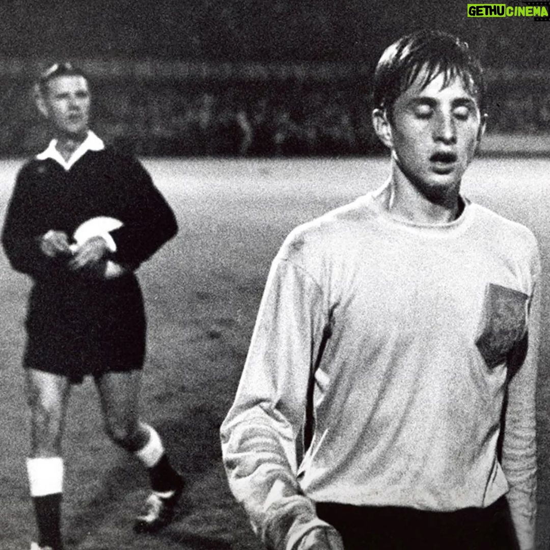 Johan Cruijff Instagram - 🔙 #OTD in 1966, 19-year-old Johan made his debut for @onsoranje in a European qualifying match against Hungary in which Johan scored the second goal. #CruyffLegacy