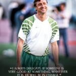 Johan Cruijff Instagram - On the 14th of each month we share one of Johan’s famously brilliant and simple quotes. 💬 Today's is: "I always delegate. If someone is very good at something, whatever it is, he will be in charge." ⚽ #CruyffLegacy