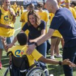 Johan Cruijff Instagram - A beautiful Open Day of the Johan Cruyff Foundation in Barcelona with more than 1.000 children! 💛 #CruyffLegacy Barcelona, Spain