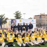 Johan Cruijff Instagram – 🆕 The Cruyff Foundation opened today a new Cruyff Court with @raulgonzalez in the neighbourhood where he grew up. This is the first one in the city of Madrid! ⚽👌🏽 #CruyffLegacy Madrid, Spain