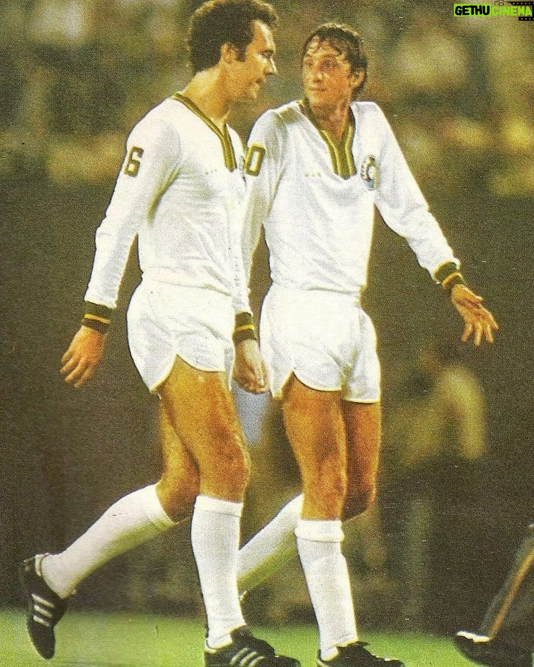 Johan Cruijff - 307.8K Likes - Rest in peace, Franz Beckenbauer.