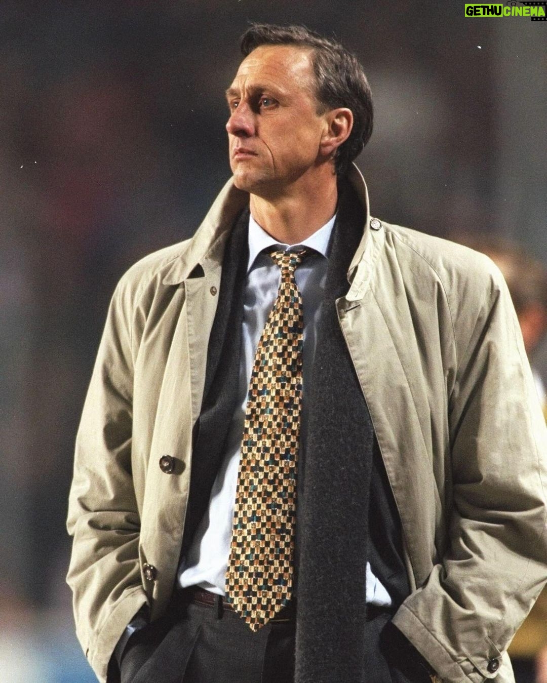 Johan Cruijff - 301.5K Likes - 🔙 #TBT to remember Johan at @fcbarcelona in the week that the countdown to Barça's 125th anniversary has just begun.
Happy 124th Anniversary, @fcbarcelona. 🎂
#CruyffLegacy