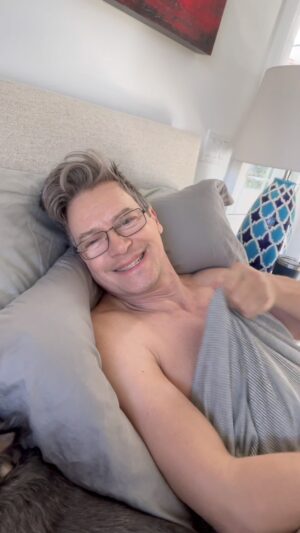 John Barrowman Instagram - Waking up 60. 
.
#love #husband #lgbtqia #lgbtq #60 #happybirthday #husband #palmsprings #young #stud #olderman #trendingreels #trendingmusic #music