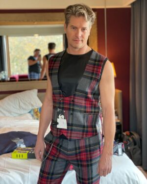 John Barrowman Instagram - My husband will hate me for telling you this but today April 2nd he turns 60. Wish him a happy birthday.  @scottmale and enjoy these pictures. Jb 
.
.
#love #husband #lgbtqia #lgbtq #60 #happybirthday #husband #palmsprings #young #stud