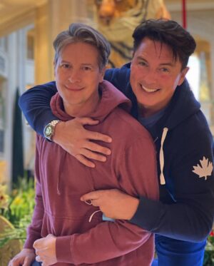 John Barrowman Instagram - My husband will hate me for telling you this but today April 2nd he turns 60. Wish him a happy birthday.  @scottmale and enjoy these pictures. Jb 
.
.
#love #husband #lgbtqia #lgbtq #60 #happybirthday #husband #palmsprings #young #stud