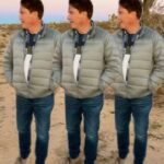 John Barrowman Instagram - Me entering Joshua Tree National Park. Enjoy. . . #tingtingtangting #dancechallenge #lgbtqia #dance #joshuatree #music #trending #trendingaudio #dancereels #viral #videos Palm Springs, California