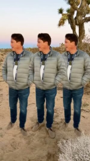 John Barrowman Instagram - Me entering Joshua Tree National Park. Enjoy. 
.
.
#tingtingtangting #dancechallenge #lgbtqia #dance #joshuatree #music #trending #trendingaudio #dancereels #viral #videos