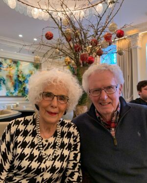 John Barrowman Instagram - Our Dad is 90 Years young today.  I asked him what’s next? He said ‘I’m going for 100!’ 
My dad never complains, always gives good advice, looks after his family, still jokes, makes my mum laugh every day and he drinks a good whiskey every night. 
That’s how to live life! 
We love you dad. 
.
Send your messages in the comments and I will read them tonight at dinner. 
.
#birthday #dad #family #palmsprings #love